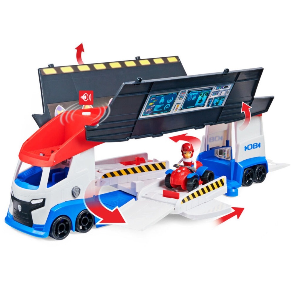PAW PATROL Transforming paw patroller with Ryder and ATV Toy car